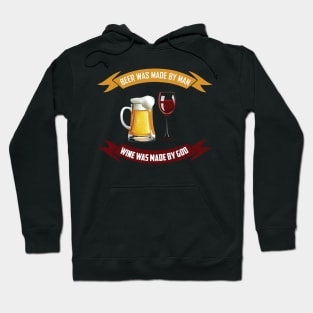 Beer and wine Hoodie